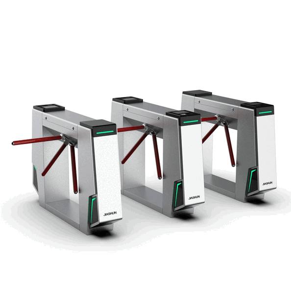 IP68 Waterproof Heavy-Duty Automatic Tripod Turnstile Gate with NFC and QR Code Access – Extreme Outdoor Pedestrian Security Barrier Solution