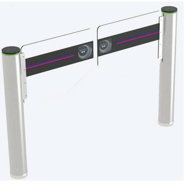 Automatic Swing Barrier Gate - AC220V High-Security System with Anti-Tailgating Sensor for Corporate Office Access Control