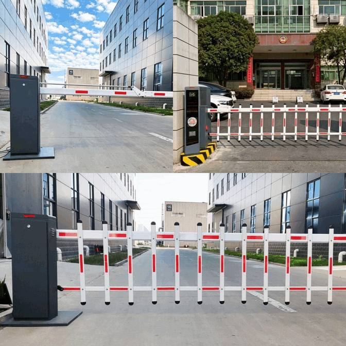 Weatherproof Brushless Motor Boom Barrier Gate with LED Night-Vision Arm - High-Performance Aluminum Access Control System