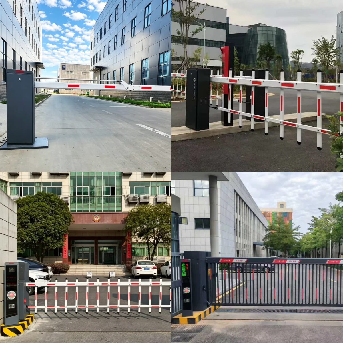 Brushless DC Barrier Gate Opener for Mall Access Control - Smart High-Durability Vehicle Parking Barrier & Boom System
