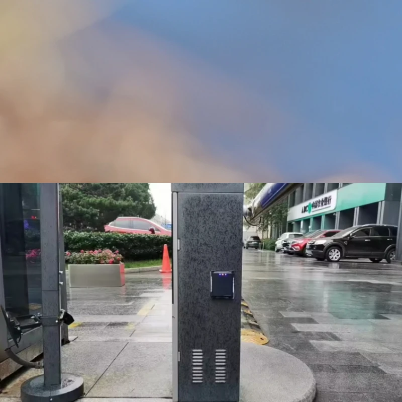 Stainless Steel 304 Optical Swing Turnstile Gate - Integrated Facial Recognition and RFID Access Control System