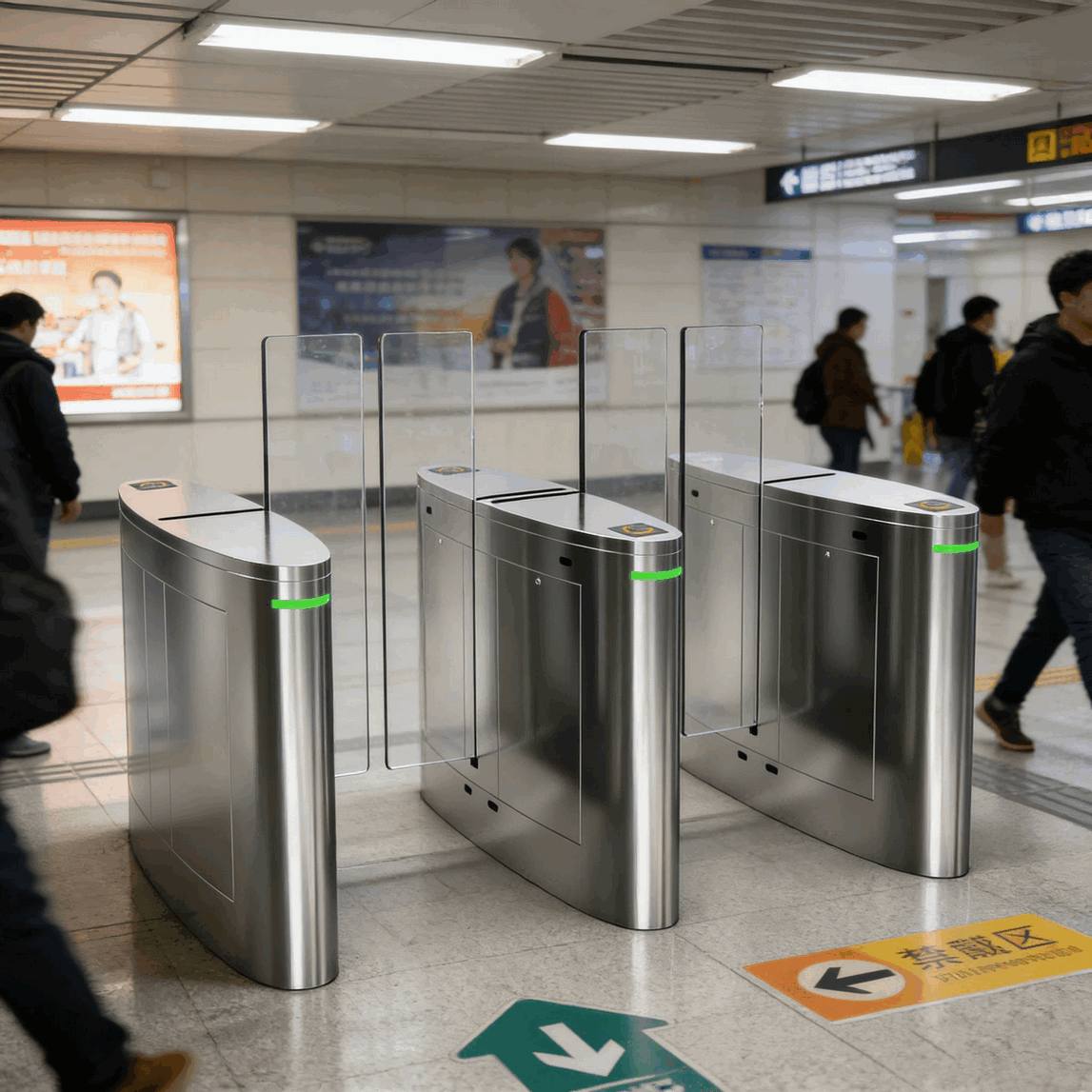 Intelligent Automatic Access Control Turnstile Gate – Smart Infrastructure Gateway for Secure Pedestrian Entry Management Solutions